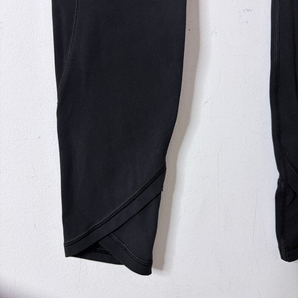 Athleta Women's Leggings Black Salutation Stash Wrap Tight Athletic Yoga Size S - Picture 6 of 7